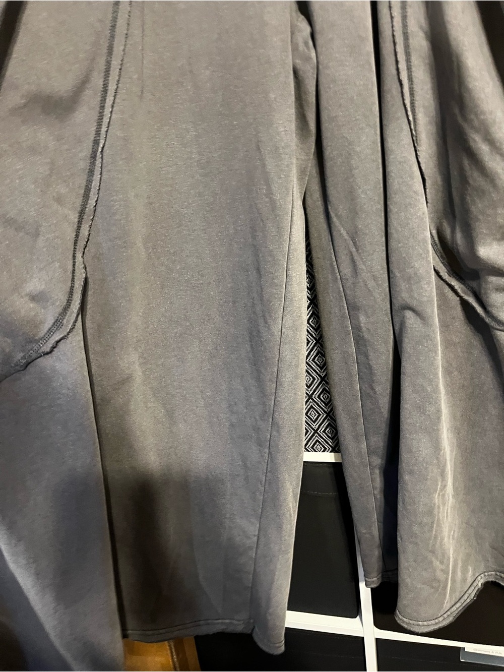 Relaxed Wide-Leg Gray Pocket Trousers - Picture 2 of 6
